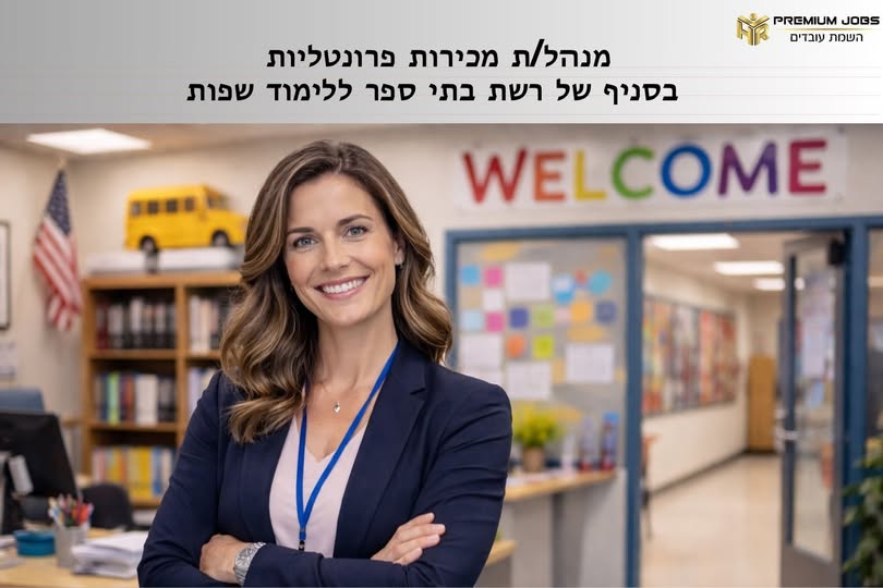 דרוש מכירות פרונטלי בבאר שבע