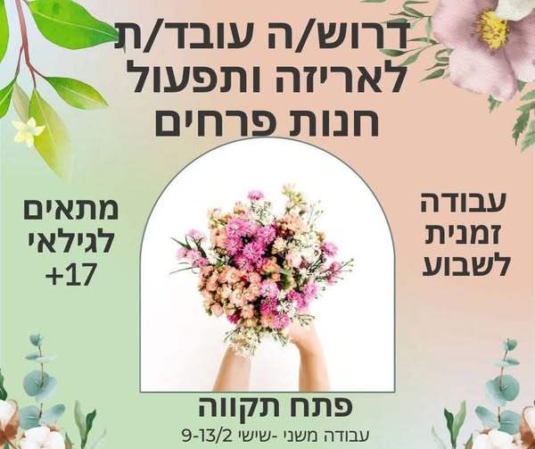 דרוש תפעול בפתח תקווה