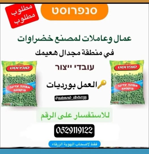 דרוש עובד כללי בעפולה