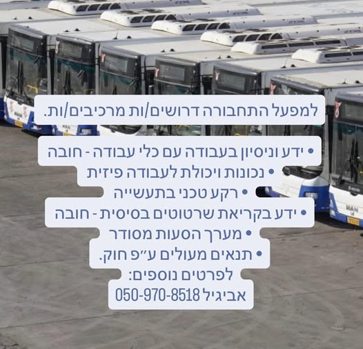 דרוש עובד פיזי בלוד