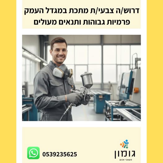 דרוש צבעי מתכת במגדל העמק