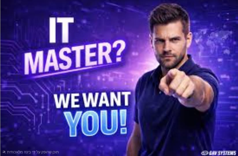 דרוש איש תמיכת לקוחות בחיפה