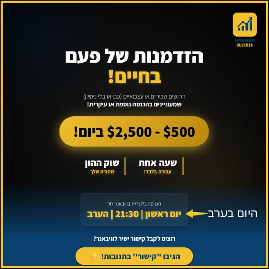 דרוש עבודה מהבית בבאר שבע