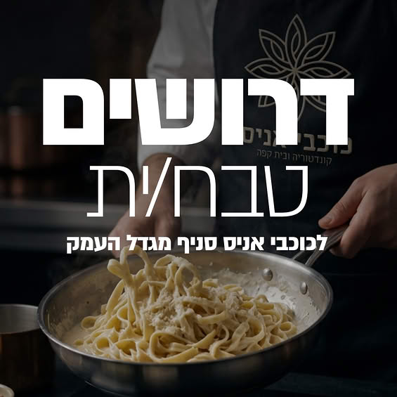 דרוש טבחים במגדל העמק