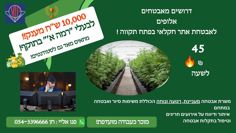 דרוש אבטחה בפתח תקווה