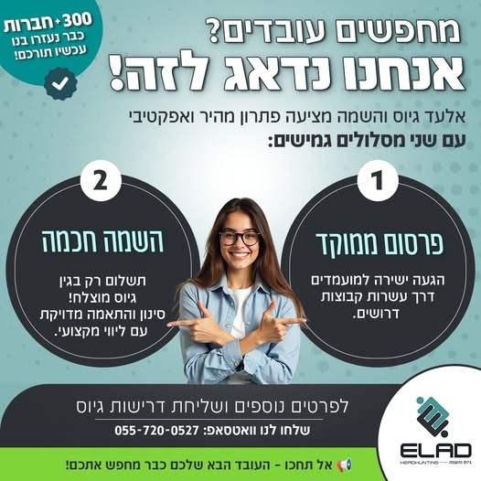 דרוש נציג טלפוני בירושלים
