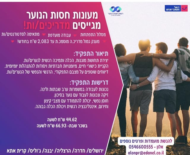 דרוש חיילים משוחררים בירושלים