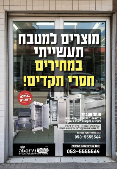 דרוש מבשל/ת ברחובות