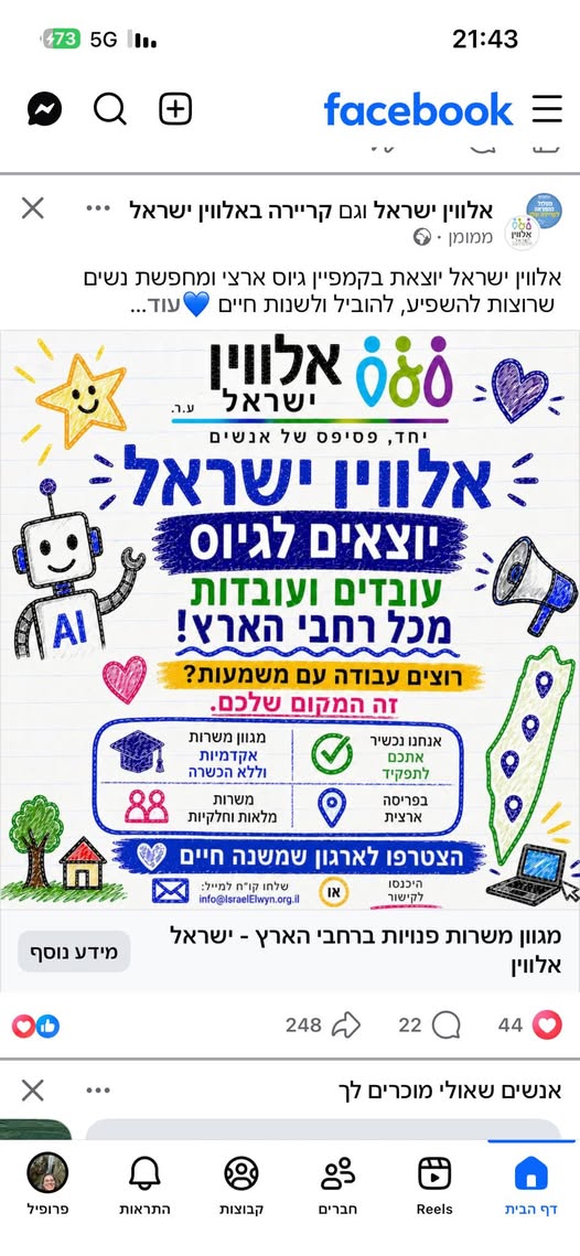 דרוש מדריכים במרכז