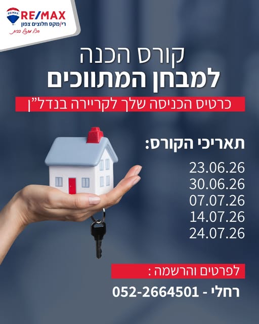 דרוש עובד/ת בתחום בינוי ונדלן בעכו