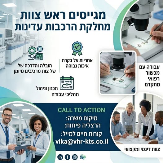 דרוש עובד/ת בתחום ניהול בהרצליה פיתוח