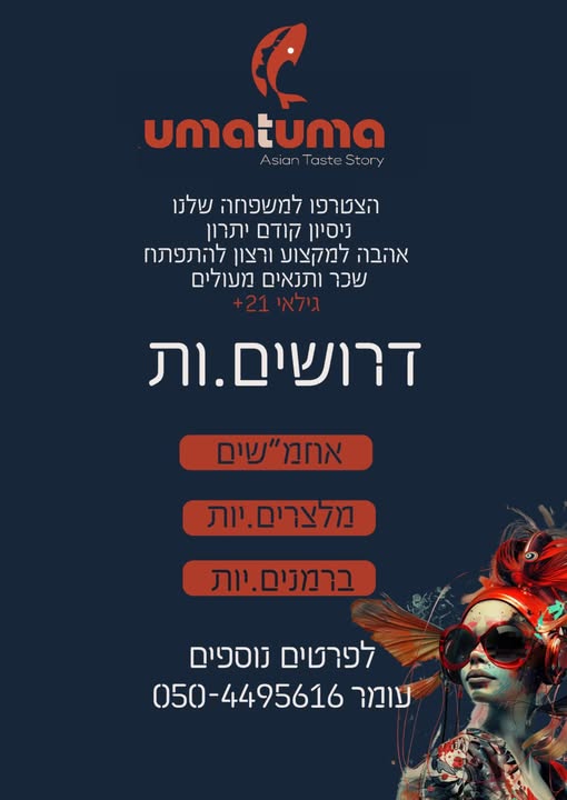 דרוש עובד/ת בתחום מלונאות ותיירות ברחובות