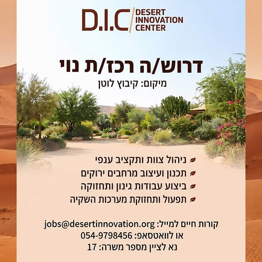 דרוש עובד/ת בתחום ניהול באילת