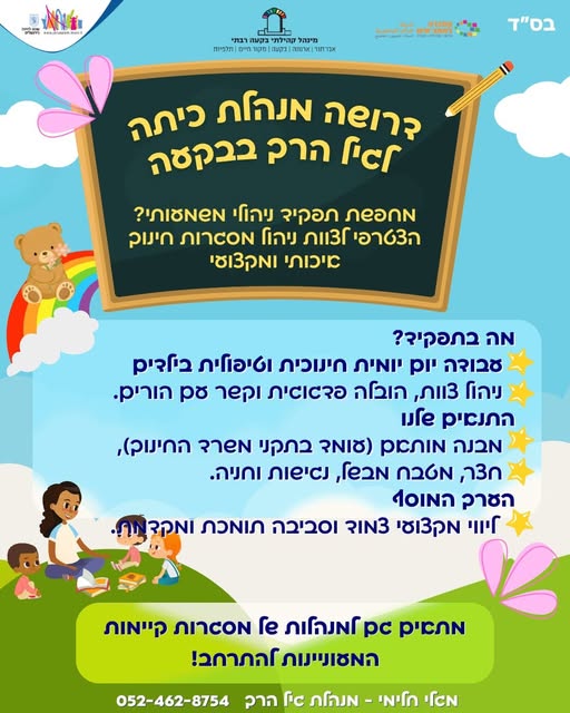 דרוש עובד/ת בתחום משאבי אנוש בירושלים