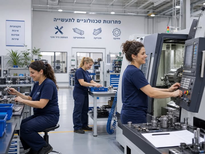 דרוש עובד/ת בתחום מכונות ותעשיה ביוקנעם