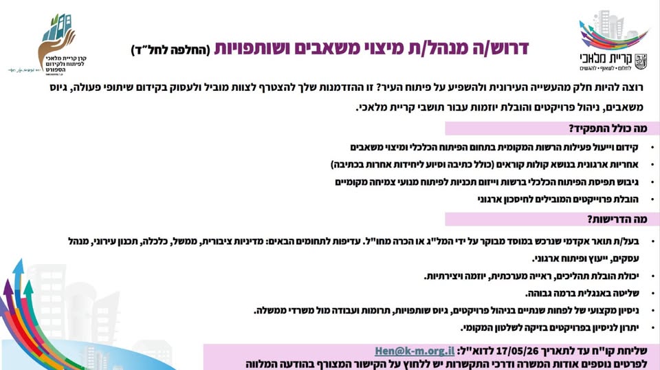 דרוש עובד/ת בתחום עיצוב באשקלון
