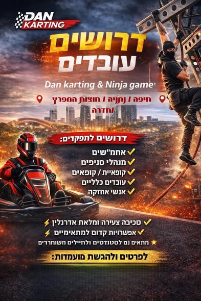 דרוש עובד/ת בתחום קמעונאות בחדרה