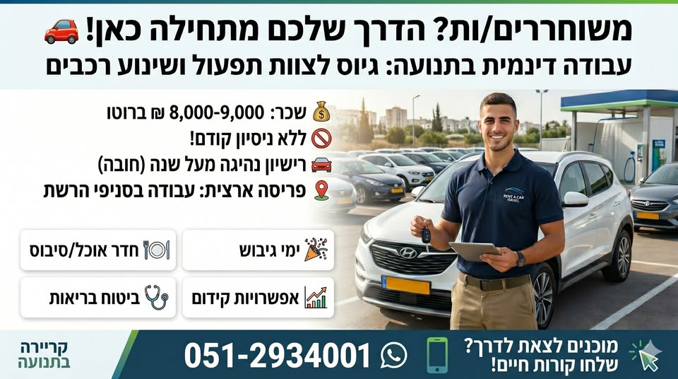 דרוש עובד/ת בתחום לוגיסטיקה ומחסנים באזור השרון