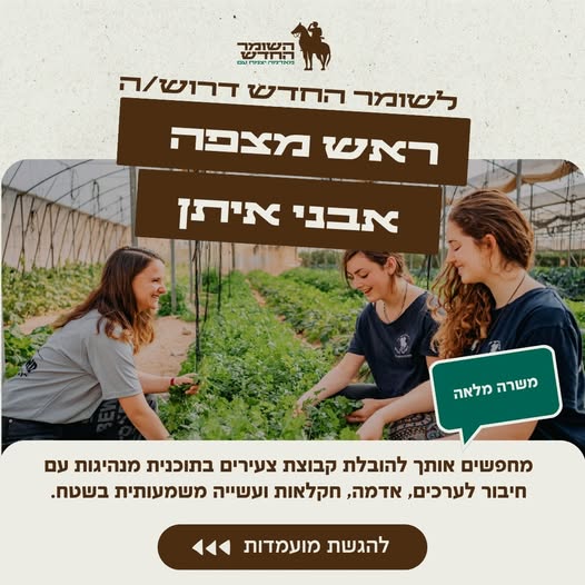 דרוש עובד/ת בתחום אבטחה ושמירה בצפון