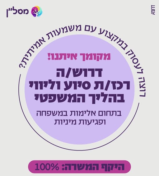 דרוש עובד/ת בתחום מנהלה ומזכירות בבאר שבע