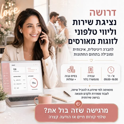 דרוש עובד/ת בתחום שירות לקוחות בלוד