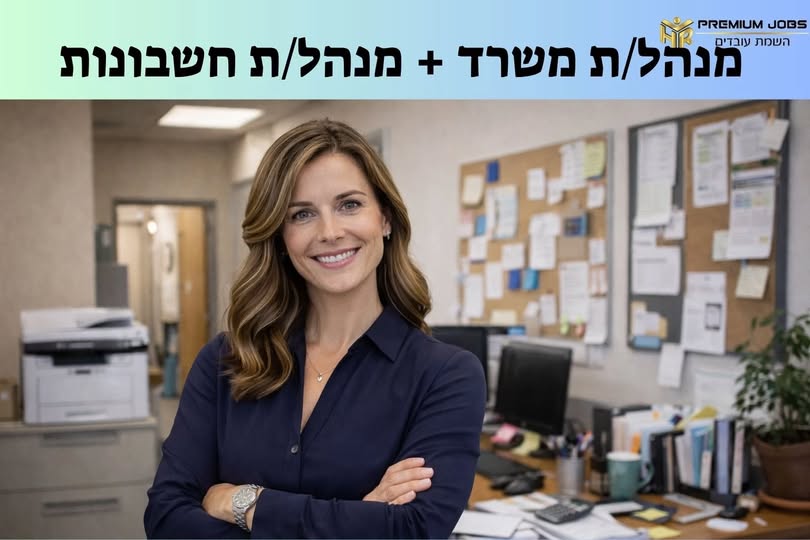 דרוש עובד/ת בתחום חשבונאות וכספים בכפר סבא