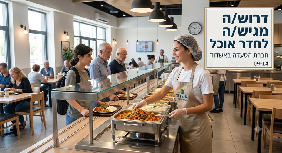 דרוש עובד/ת בתחום שירות לקוחות באשדוד