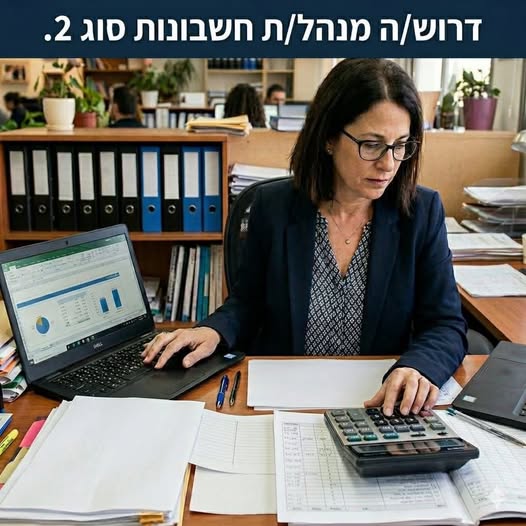 דרוש עובד/ת בתחום חשבונאות וכספים בתל אביב