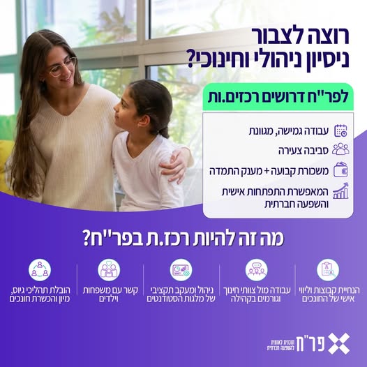 דרוש עובד/ת בתחום ניהול בכרמיאל
