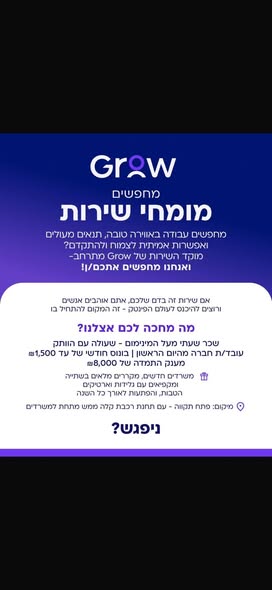 דרוש עובד/ת בתחום שמירה על בעלי חיים בפתח תקווה