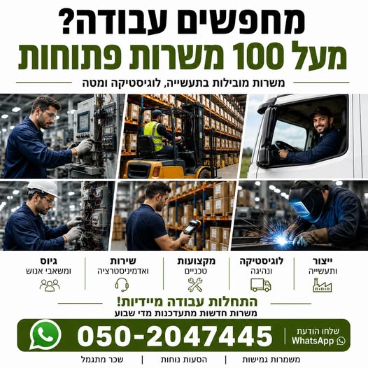 דרוש עובד/ת בתחום יופי, טיפוח וספא באשקלון