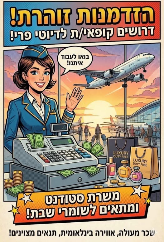 דרוש עובד/ת בתחום קמעונאות בחולון