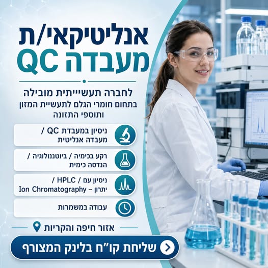 דרוש עובד/ת בתחום עיצוב בחיפה והקריות