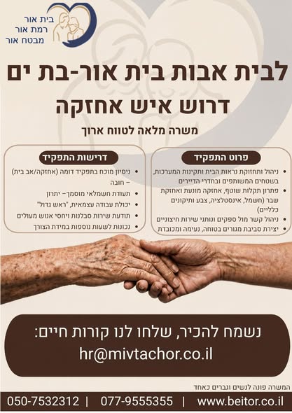 דרוש עובד/ת בתחום עיצוב ברחובות