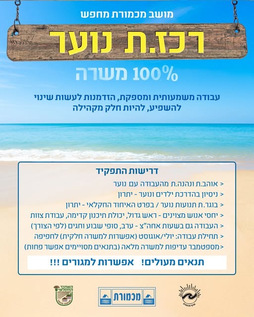 דרוש עובד/ת בתחום הוראה והדרכה בנתניה