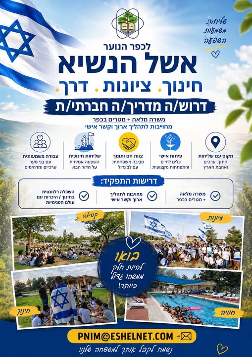 דרוש עובד/ת בתחום הוראה והדרכה בבדרום