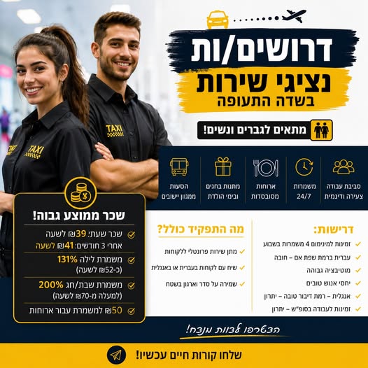 דרוש עובד/ת בתחום משאבי אנוש בתל אביב