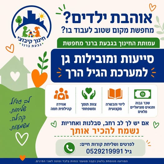 דרוש עובד/ת בתחום הוראה והדרכה באשדוד