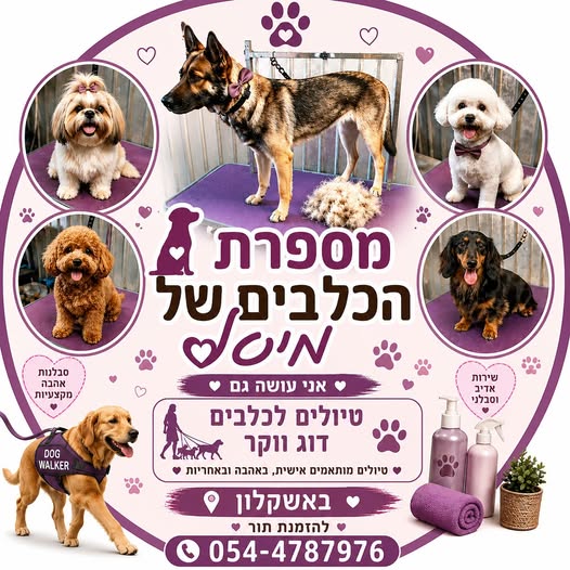 דרוש/ה דוגיסיטר ופטסיטר באשקלון