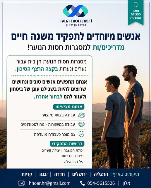 דרוש/ה מדריכים בבית שמש