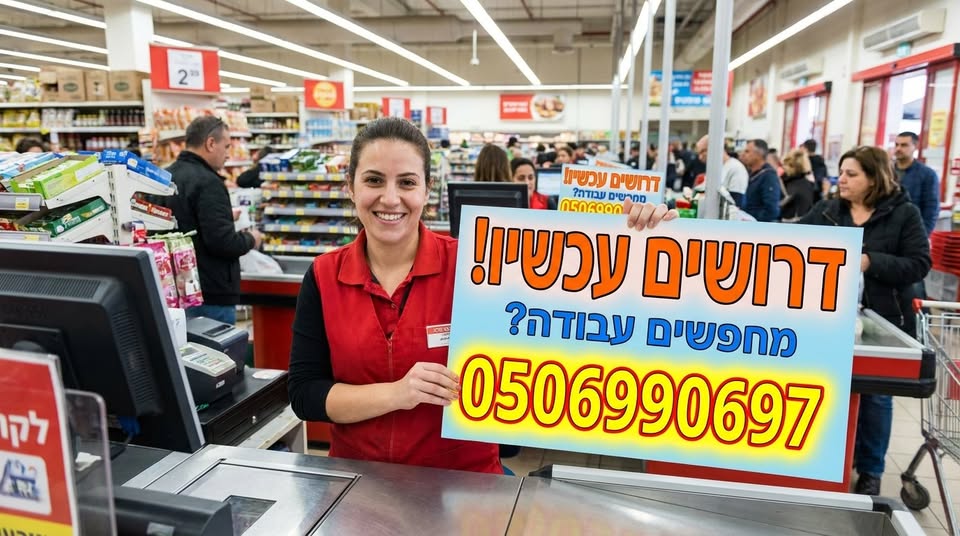 דרוש/ה קופאי ות במרכז