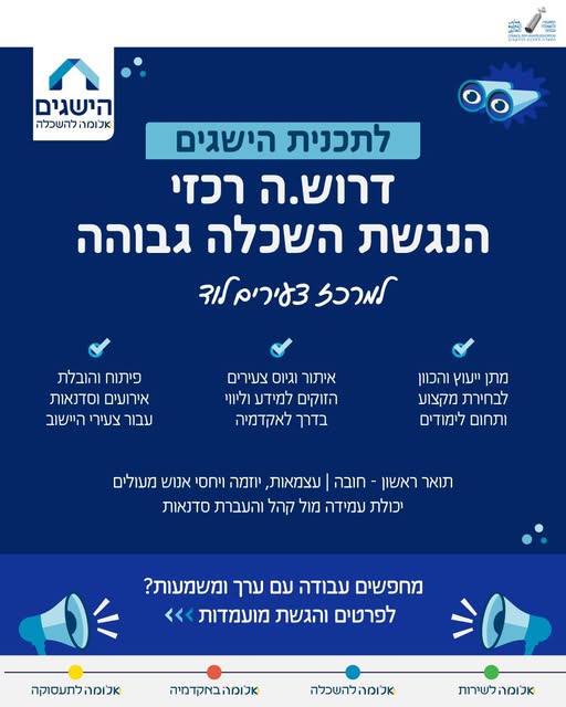 דרוש/ה גיאוגרפיה במרכז
