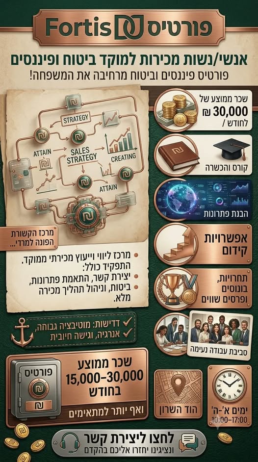 דרושים נציגים למוקד ומוקדנית בהוד השרון
