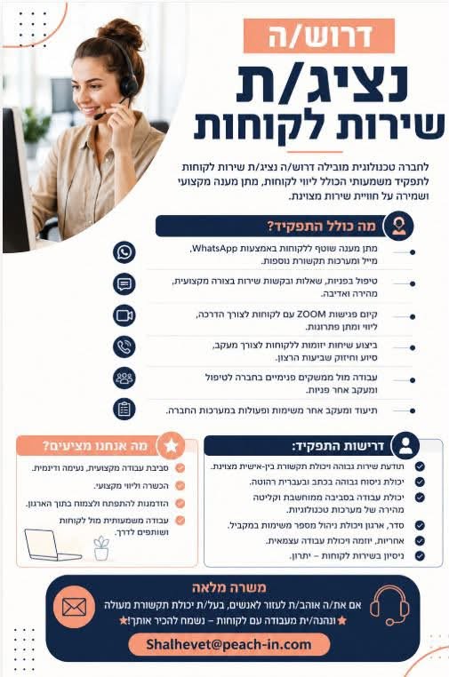 דרוש/ה אבטחה בבית שמש