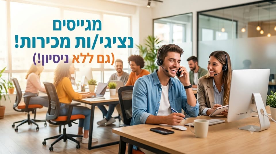 דרושים את הטובים ביותר! אין צורך בניסיון קודם – ההכשרה עלינו. מעוניינים להיכנס לעולם המכירות, להרוויח טוב וליהנות מסביבת עבודה צעירה ודינמית? אנחנו מחפשים את הטובים ביותר! אין צורך בניסיון קודם – ההכשרה עלינו.… עוד בתל אביב