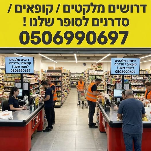 דרושים מיידית: מלקטים קופאיות סדרנים עבודה קלילה, שירות אישי ותנאים שמכבדים אתכם! אל תחכו – ההזדמנות שלכם להתחיל עכשיו כאן ועכשיו!