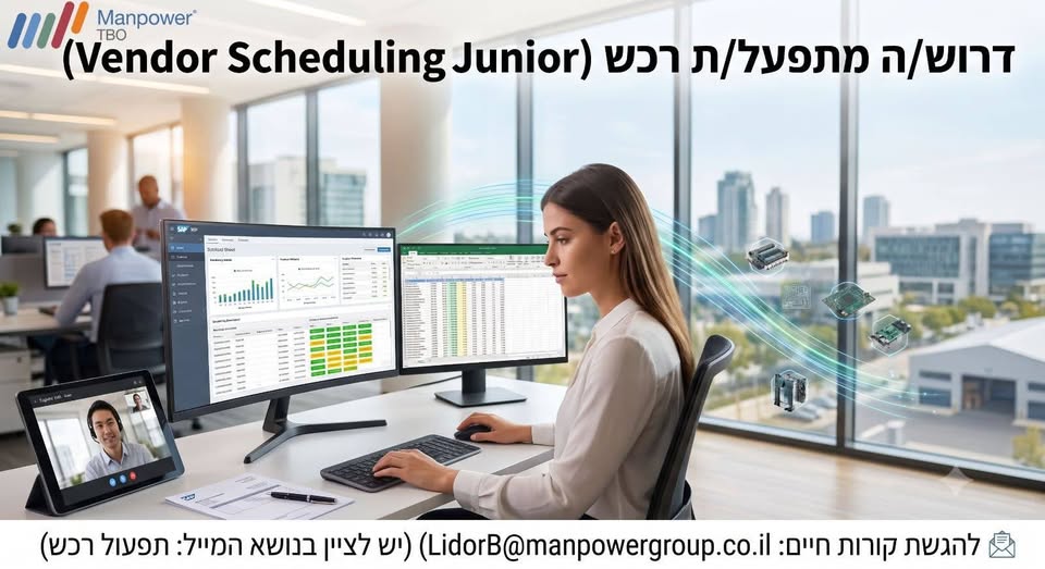 דרוש/ה איש/אשת תפעול רכש! אם יש לכם/ן ניסיון ראשוני ברכש ותפעול, ואתם/ן מחפשים/ות את הקפיצה הבאה שלכם/ן לסביבה טכנולוגית, גלובלית ודינמית – התפקיד הזה בדיוק בשבילכם/ן! מה עושים? - ניהול תהליכי רכש טכנולוגי מקצה לקצה – מפתיחת ההזמנה ועד קליט בפארק המדע רחו