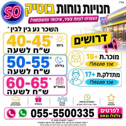 דרוש/ה נציג/ה פיננסית ורכז/ת שירות בפתח תקווה