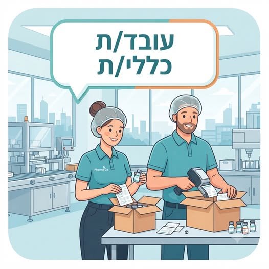 דרוש/ה עובד/ת כללי/ת להתאמות אריזות! הסעות זמינות מהיישובים: רמלה, לוד, ראש העין, כפר סבא, הרצליה, בני ברק, בת ים ופתח תקווה. מה כולל התפקיד? התאמת אריזות לתכשירים רפואיי