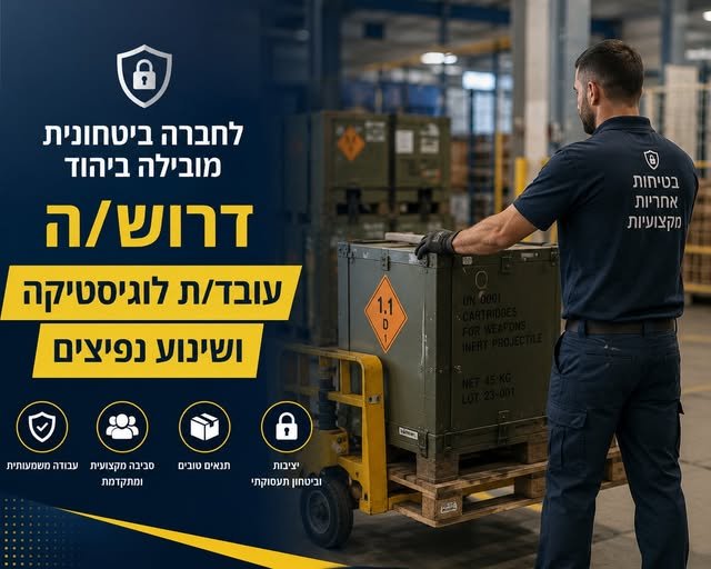 דרוש/ה יועץ/ת בטיחות בהשרון